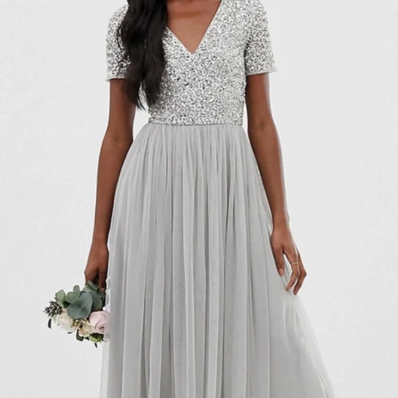 sequin bridesmaid dresses asos Terena Dress - Women - Leopard - Size 38